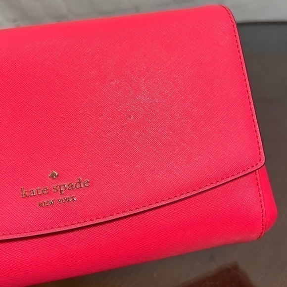 KATE SPADE Pink Greer convertible crossbody/shoulder bag NWT Barbie Cote perfect - Picture 3 of 14